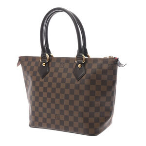 Louis Vuitton Brown Handbag Saleya Canvas Damier